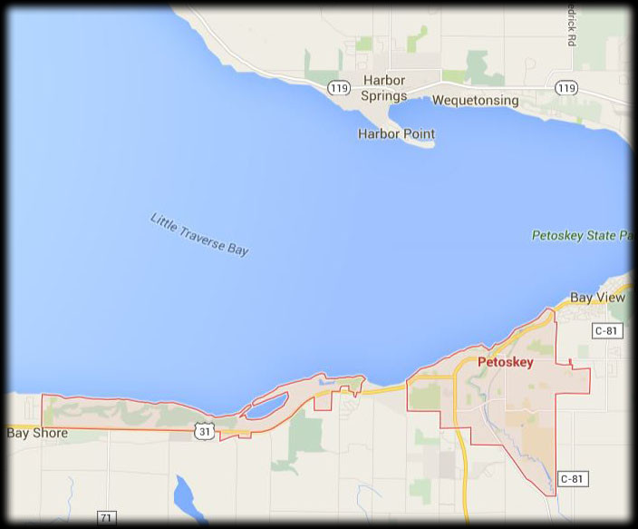 Map of Our Petoskey Service Area